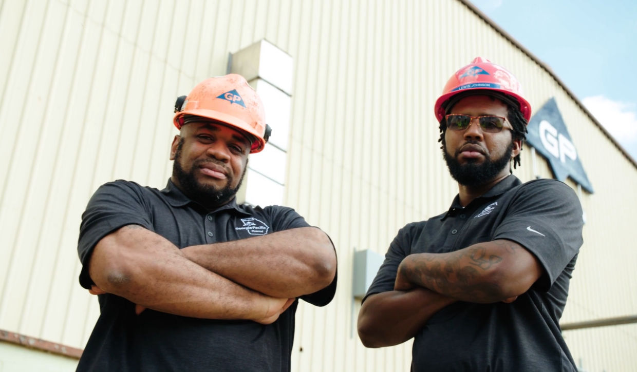 Benjamin Zellers and Lewis Johnson are employees at our plywood mill in Madison, Ga